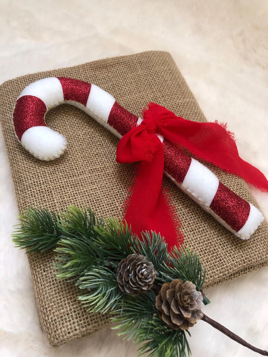 Grand sucre d’orge - Boule de Noël - Décoration sapin de Noël