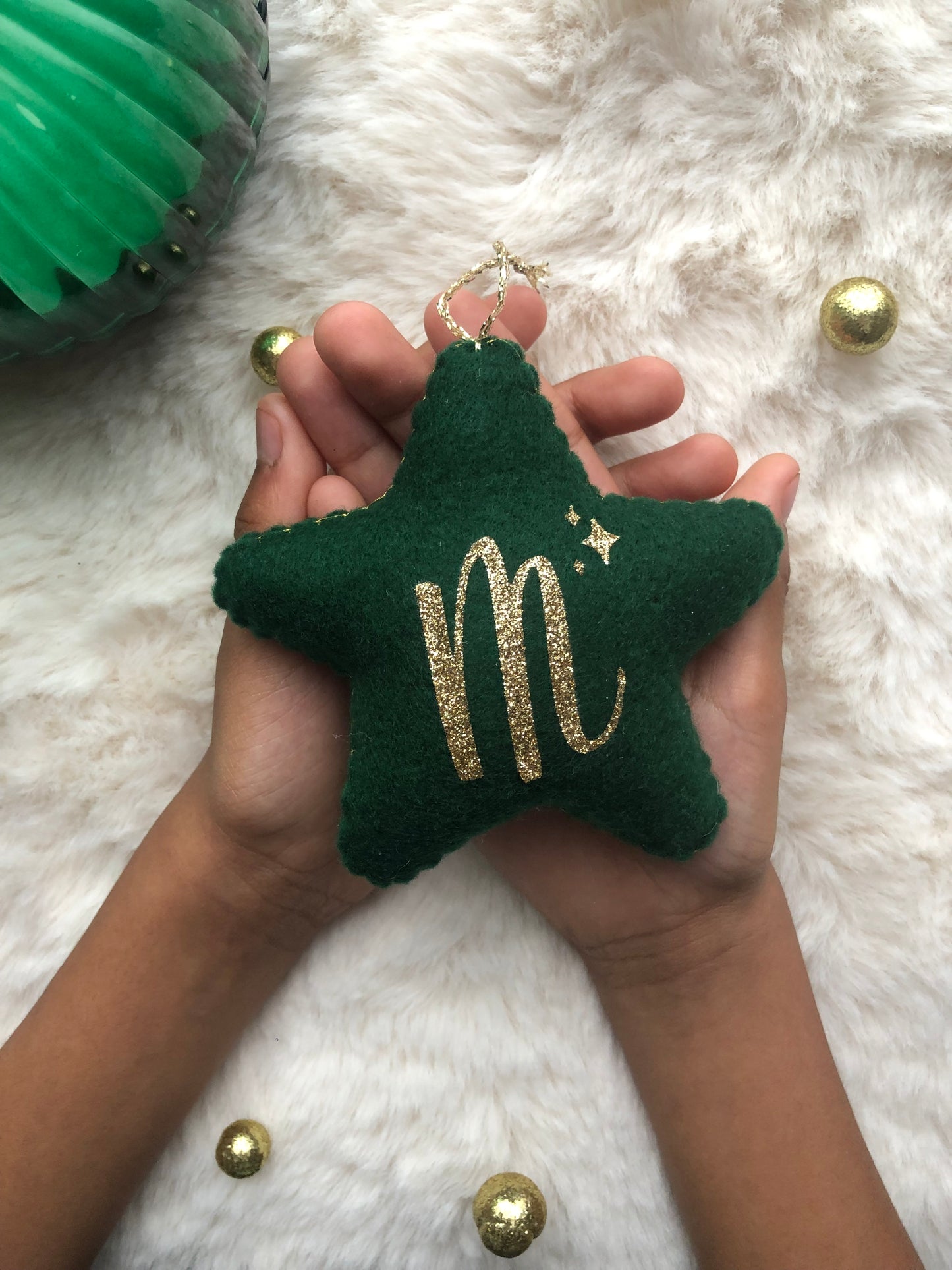 Boule de Noël à personnaliser forme étoile