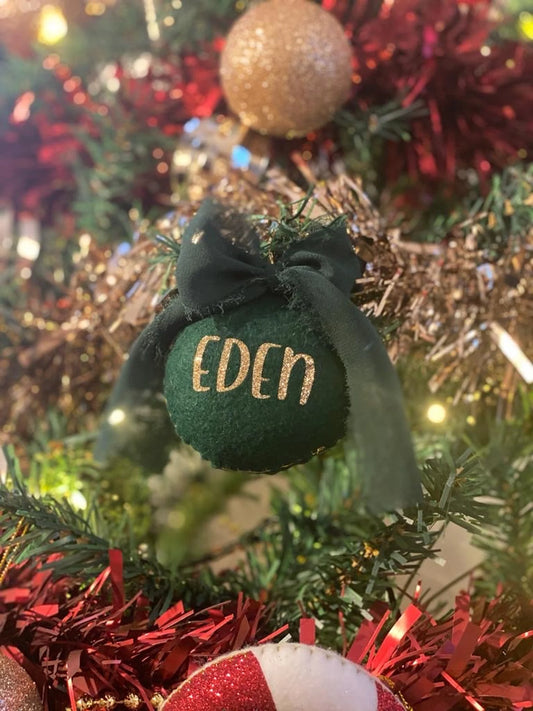 Boule de Noël prénom - boule de Noël à personnalisée - Noël décoration