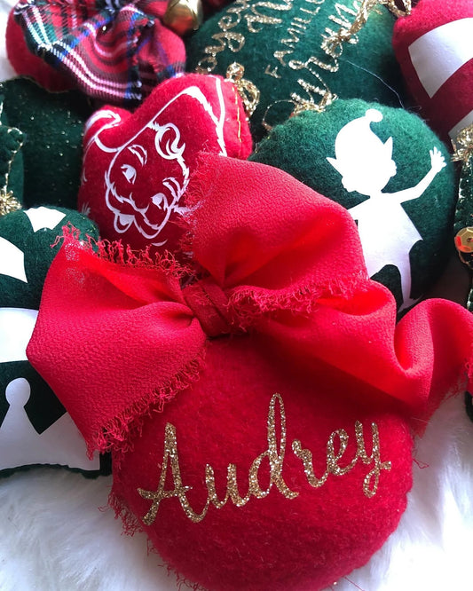 Boule de Noël prénom - boule de Noël à personnalisée - Noël décoration
