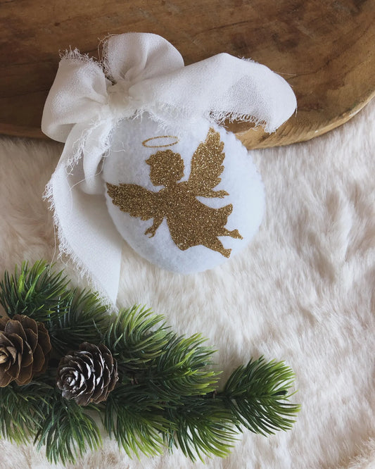 Ange de Noël - Boule de Noël - Décoration Noël pour sapin