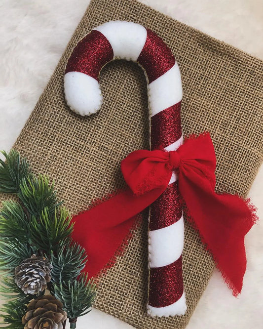 Grand sucre d’orge - Boule de Noël - Décoration sapin de Noël