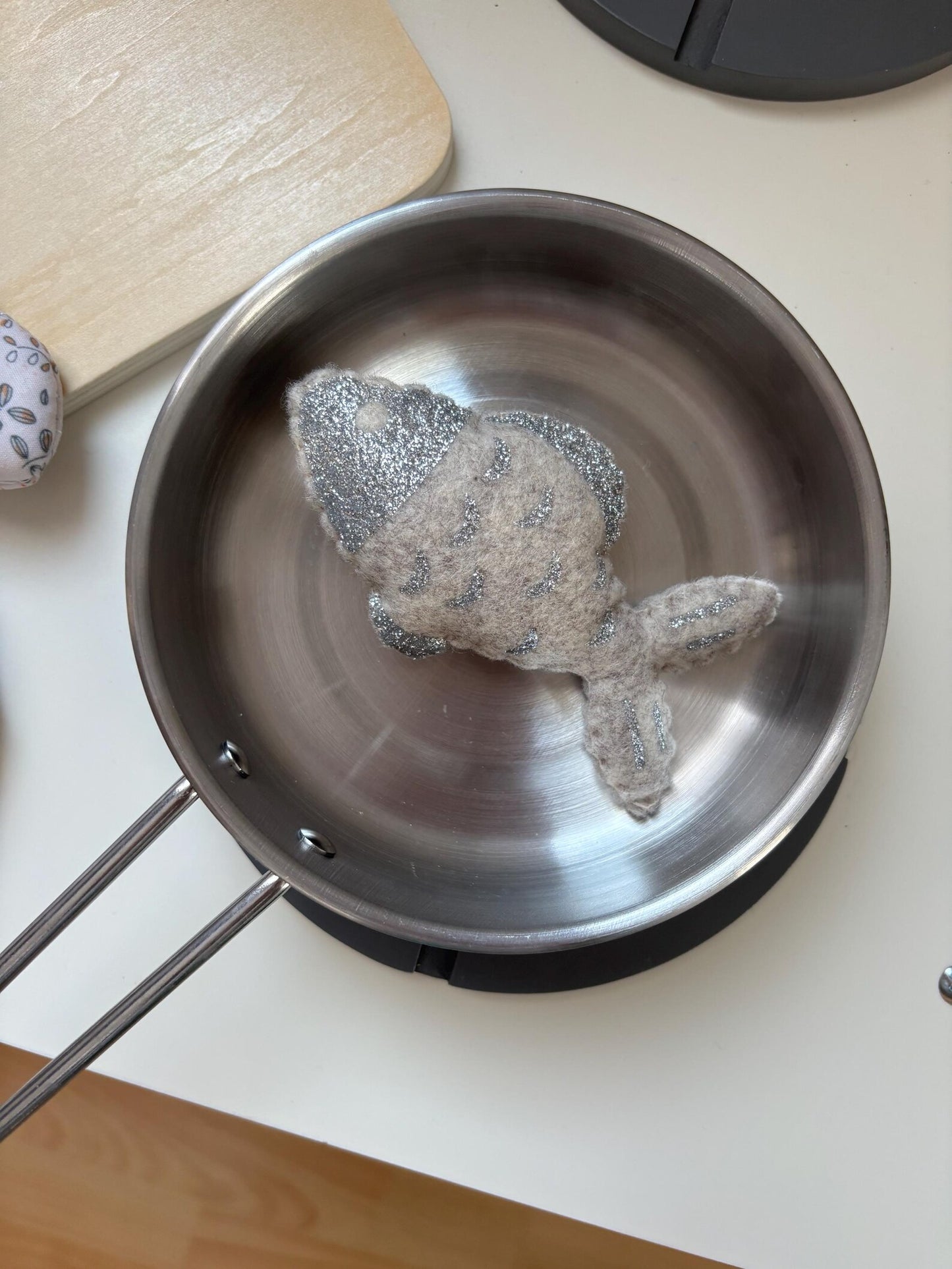 Poisson en feutrine - dînette enfant