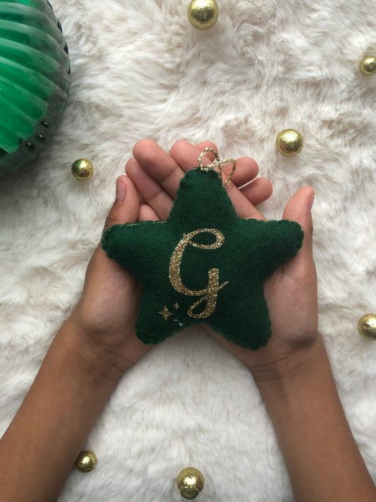 Boule de Noël à personnaliser forme étoile